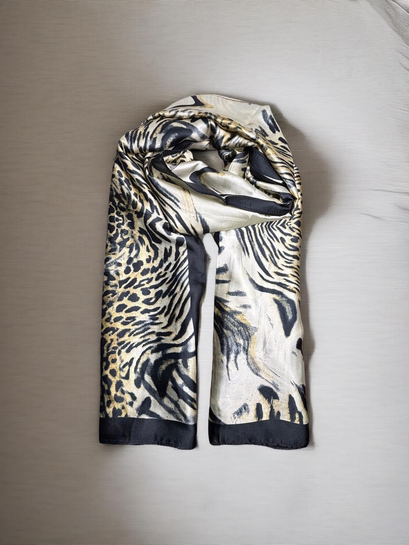 Women's Silk Texture Scarf, Lightweight Multi-Purpose Sun Protection Shawl, Perfect for Beach and Travel, Fashionable Versatile Accessory Women's Silk Texture Scarf, Lightweight Multi-Purpose Sun Protection Shawl, Perfect for Beach and Travel, Fashionable Versatile Accessory