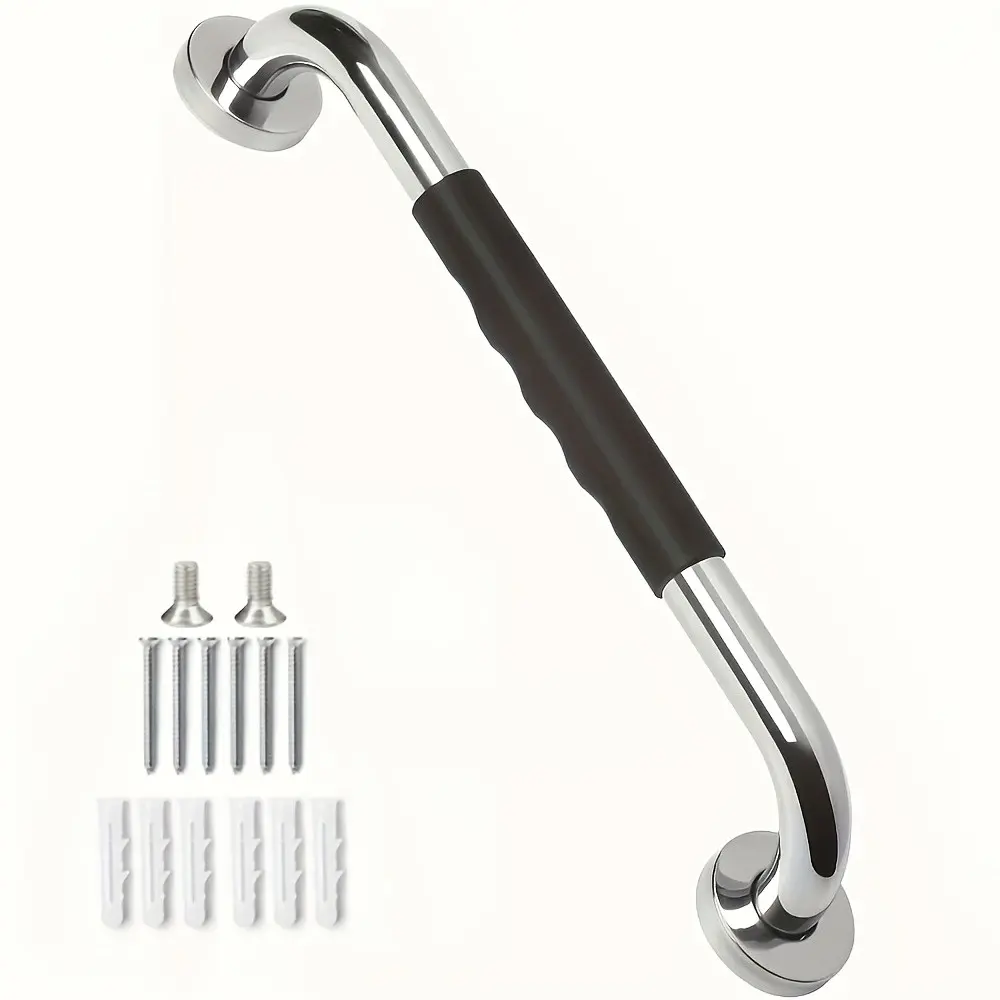 Advanced Stainless Steel Shower Grab Bar Set, Bathroom Non-Slip Durable Safety Handle, Easy Install for Seniors and Disabled, 50cm Bath and Shower