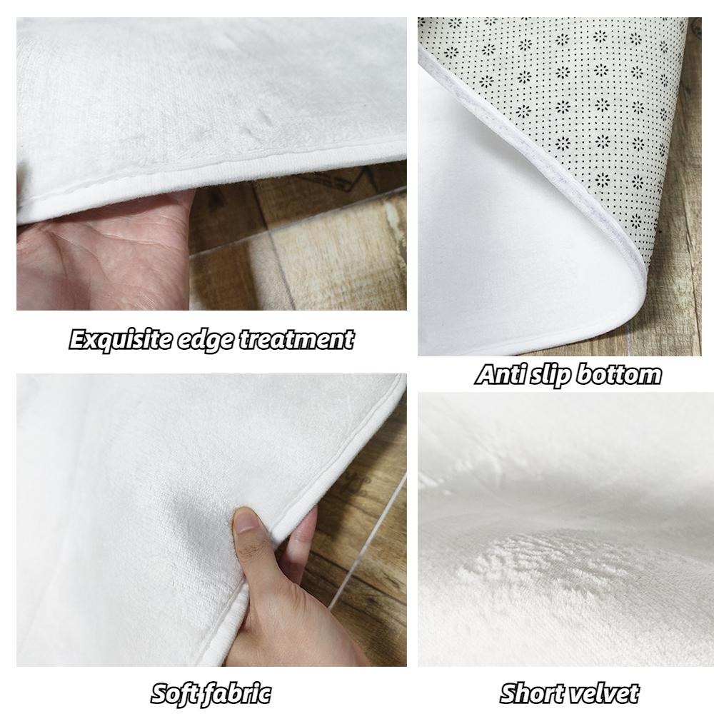 2D Ocean Wave Beach Flannel Area Rug - Realistic Sea Foam Sandy Shore Print Soft Mat for Living Room & Bedroom, Non-Slip Coastal Home Decor #OceanWaveRug #BeachSeafoamMat #CoastalHomeDecor #2DSeaCarpet #NonSlipFlannelRug