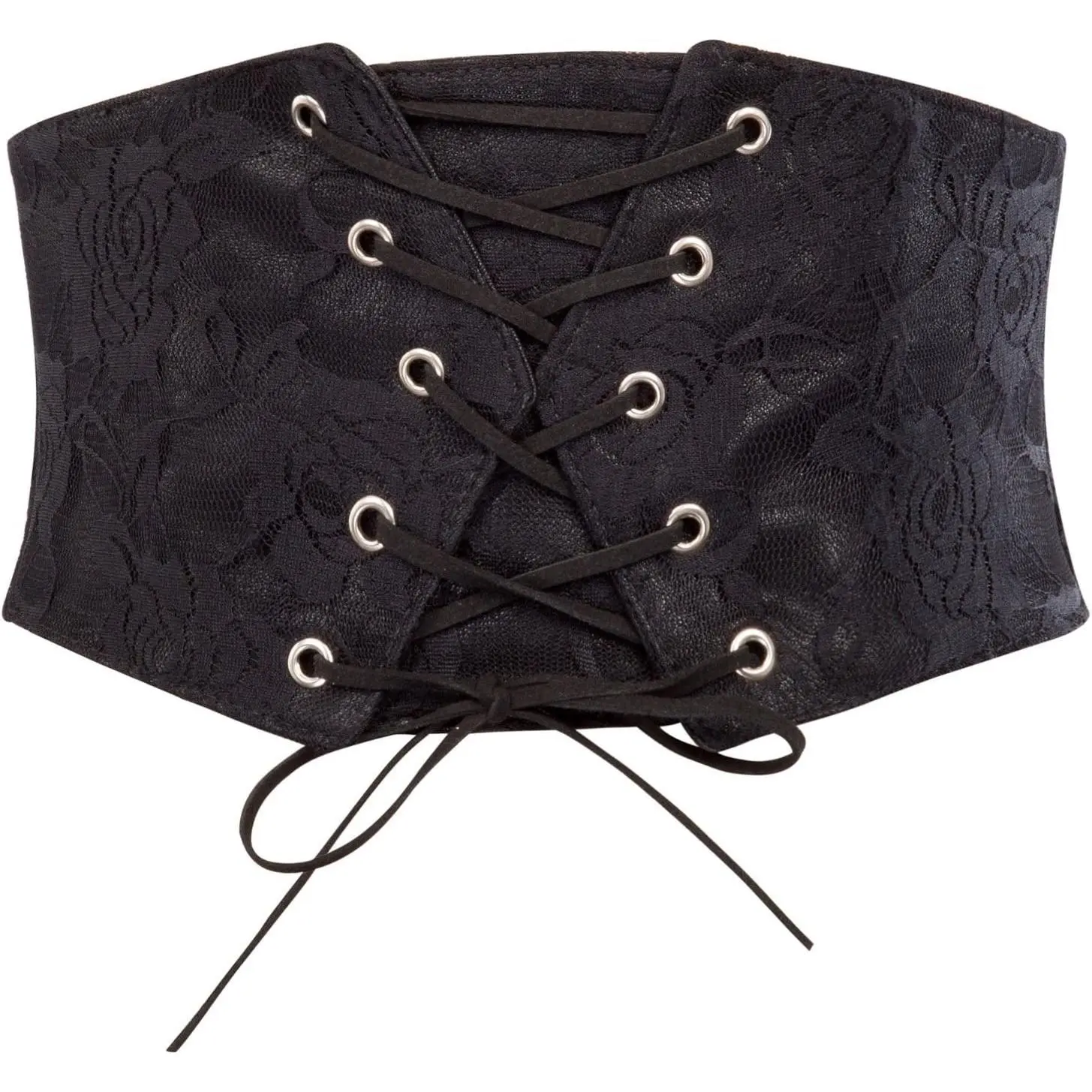 Women's Elastic Wide Waist Belt Renaissance Pirate Corset Cinch Belt Cosplay Costume with Press Button