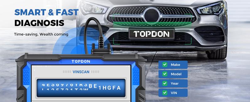 TOPDON Phoenix XLink Scan Tool, Online ECU Coding, Upgraded of Phoenix Plus, Topology Mapping, 41 Services, Bi-Directional Scanner, Guided Function, CAN FD/DoIP, 2 Years Free Update