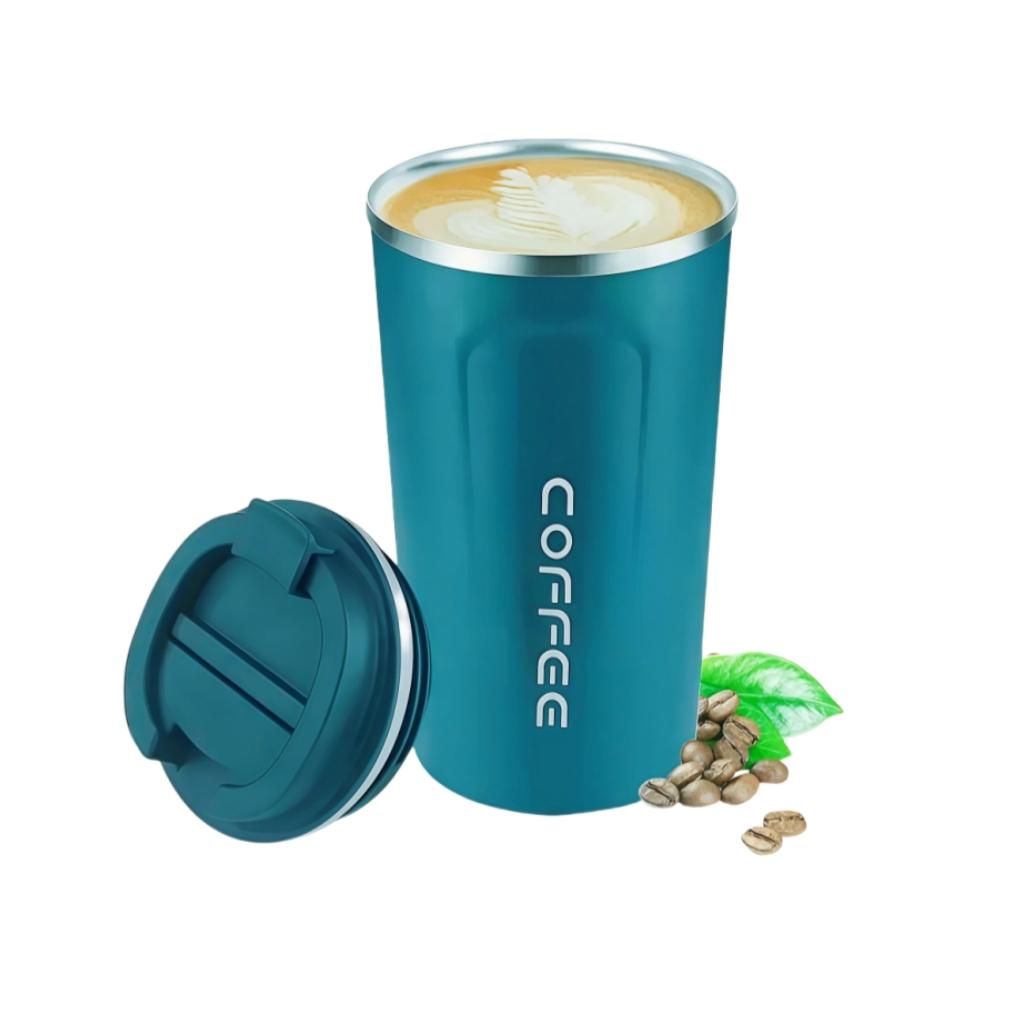 Creative Travel Mug 380ML & 510ML Stainless Steel Vacuum Insulated Reusable Coffee Cup for Car & Outdoor Use