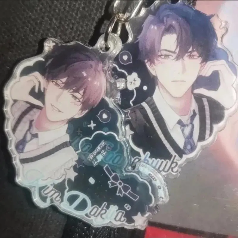 Anime Omniscience Reader's Viewpoint Keychain Kim Dokja Yoo Joonghyuk Cartoon Character Keychain Acrylic Backpack Pendant