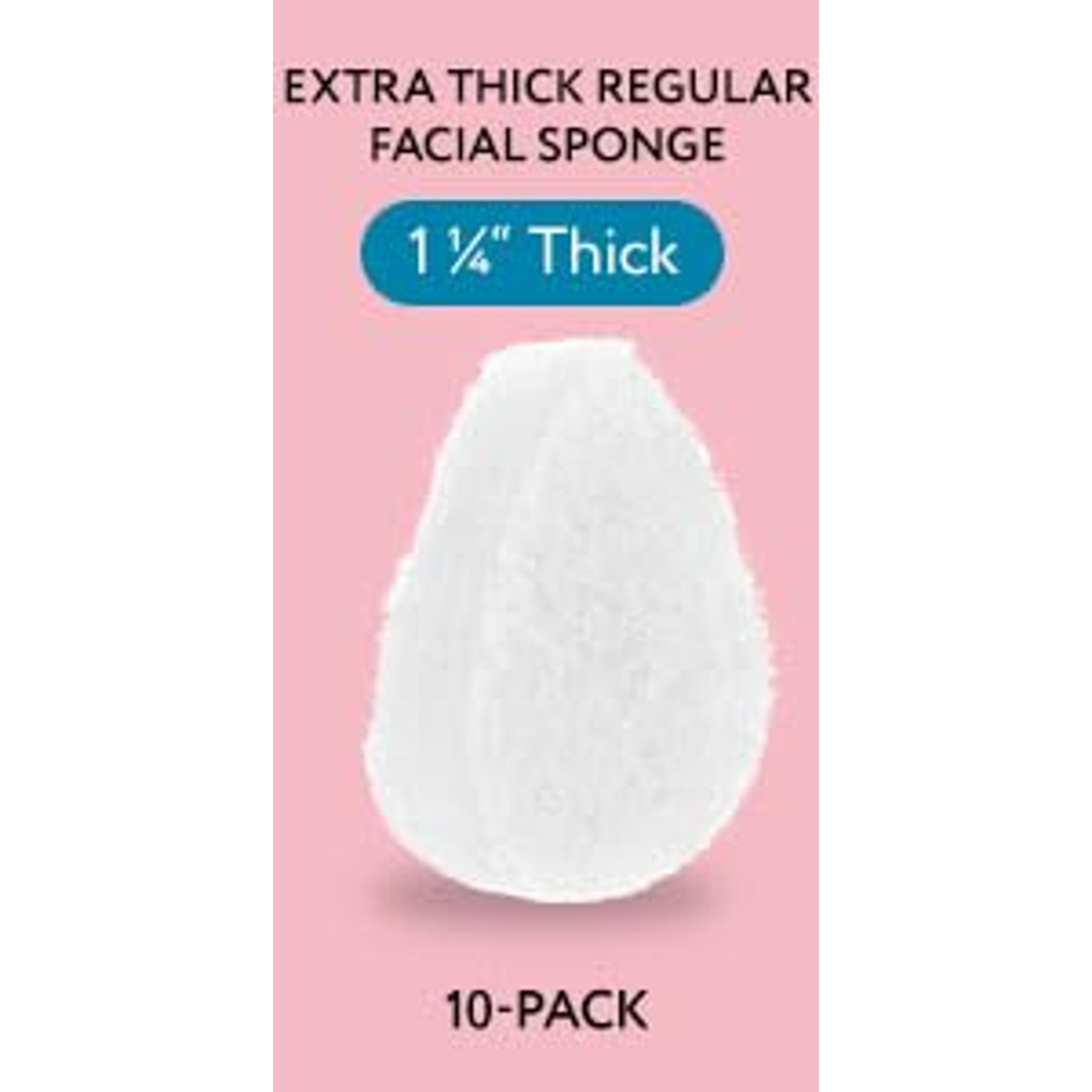 Facial Exfoliating Pads - Deep Cleansing Facial Sponges - Daily Exfoliation Face Scrubbers - Extra Thick Face Sponge - White, Pack of 10 Facial Exfoliating Pads - Deep Cleansing Facial Sponges - Daily Exfoliation Face Scrubbers - Extra Thick Face Sponge - White, Pack of 10