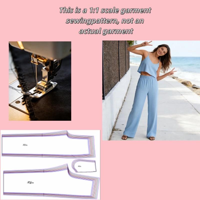 Women's Xxs-3xl Sewing Pattern Set, 8 Sizes, DIY Fabric Clothing Design, Handmade Fashion, Craft Supplies, Not Finished Clothes