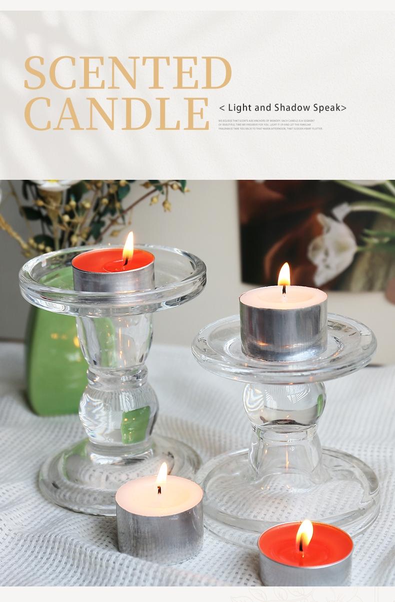 Tea Light Candles, 50pcs (4h Burn Time) / 100pcs (4h Burn Time), Odorless /, Holiday Decoration, Atmosphere Creation, Restaurant Use