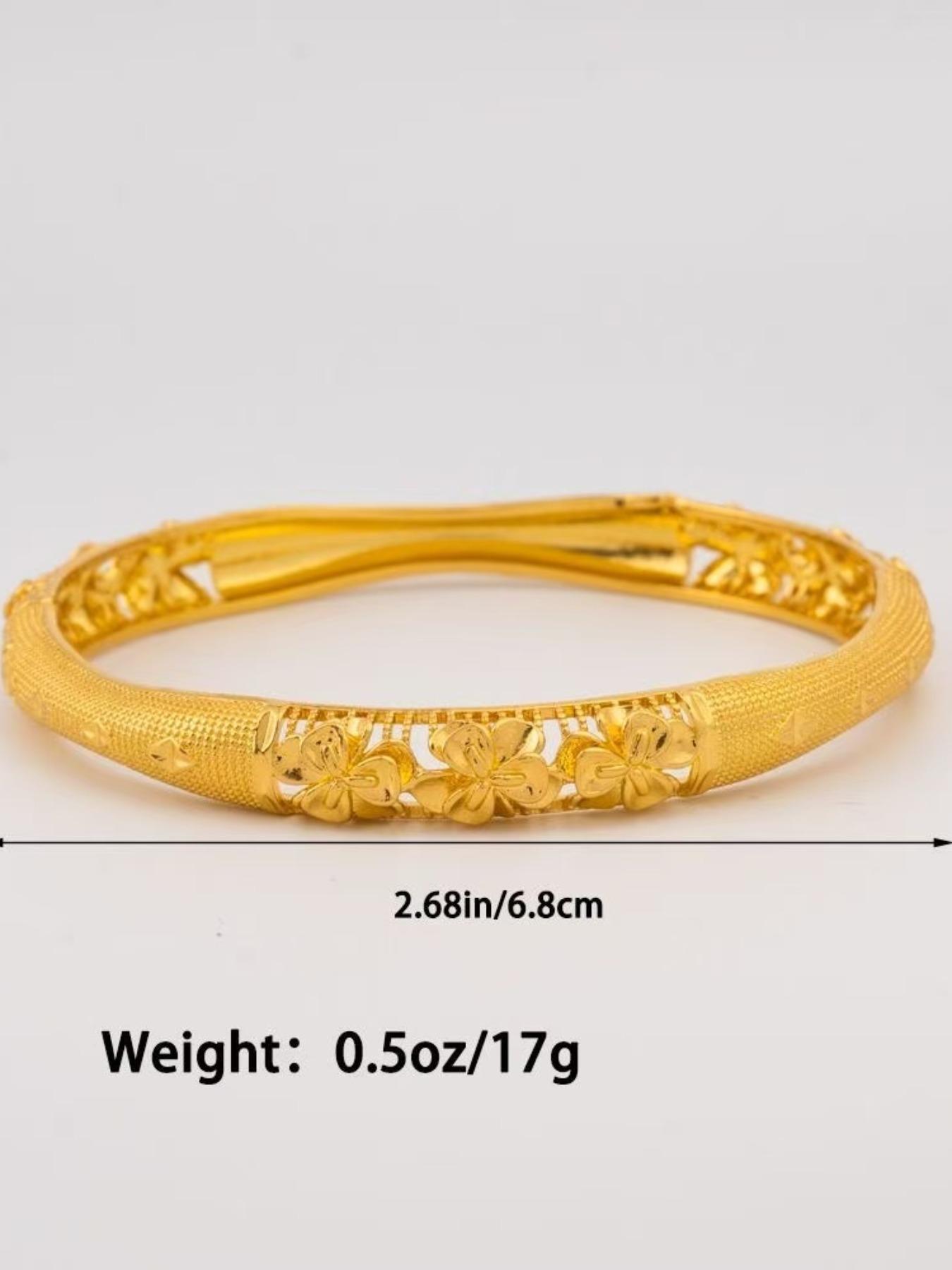 Dubai Hollow Cuff Bracelet for Women, Casual Ethnic Style, Handmade Jewelry, Wedding Accessory, All Seasons