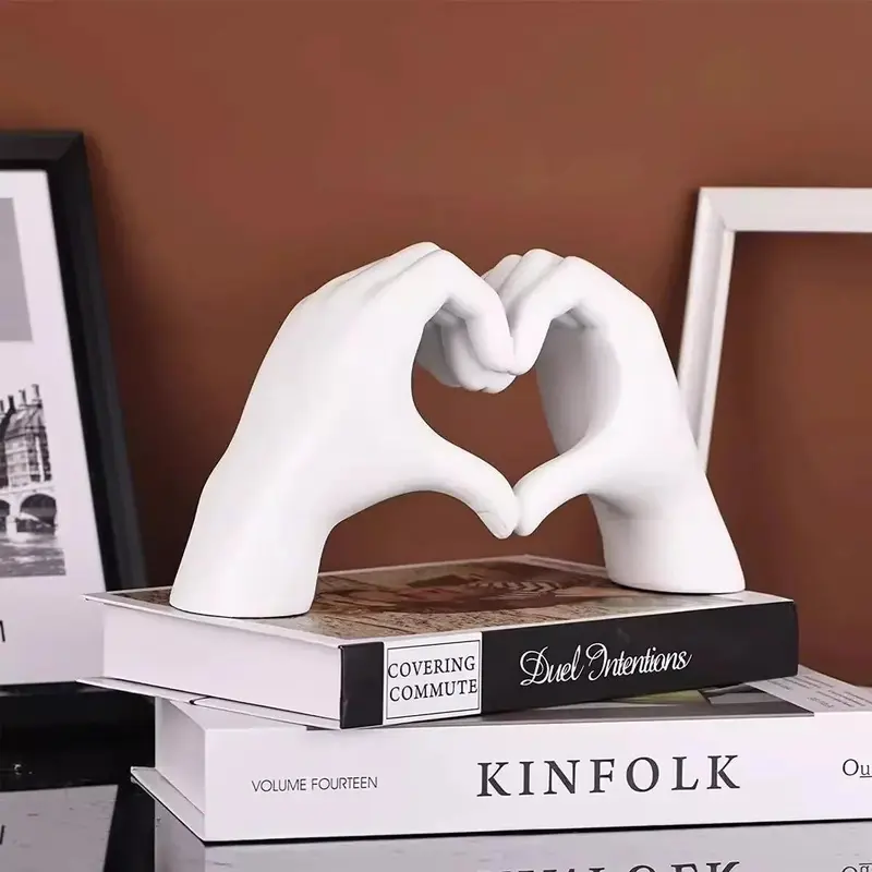 Heart Gesture Decorative Piece, PVC Home Decoration - TikTok Shop