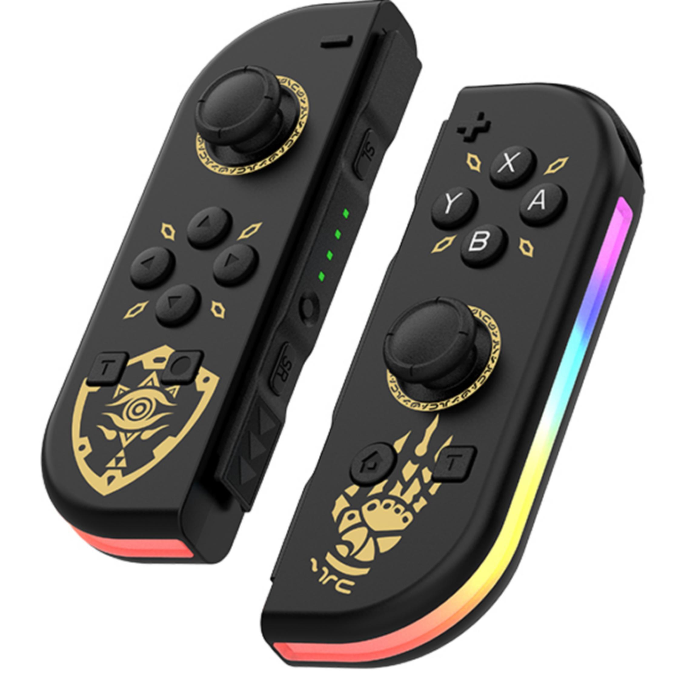 Wireless Controller for Game Handheld Controllers, Compatible with Switch Lite Oled, Dual Vibration Function, Cool Replacement Accessory