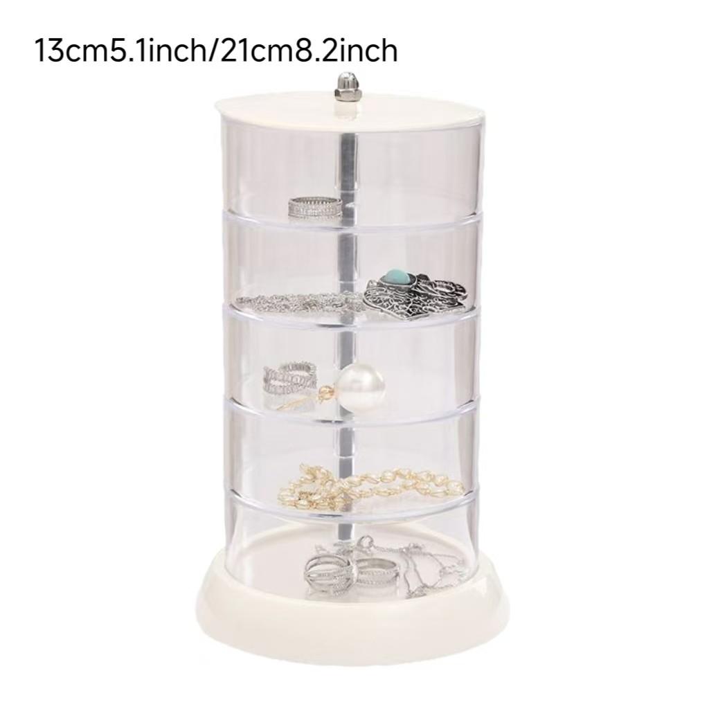 Large Capacity New Hair Accessory Storage Box, Suitable for Headbands Elastic Bands Clips, Desktop Organizer Jewelry Box