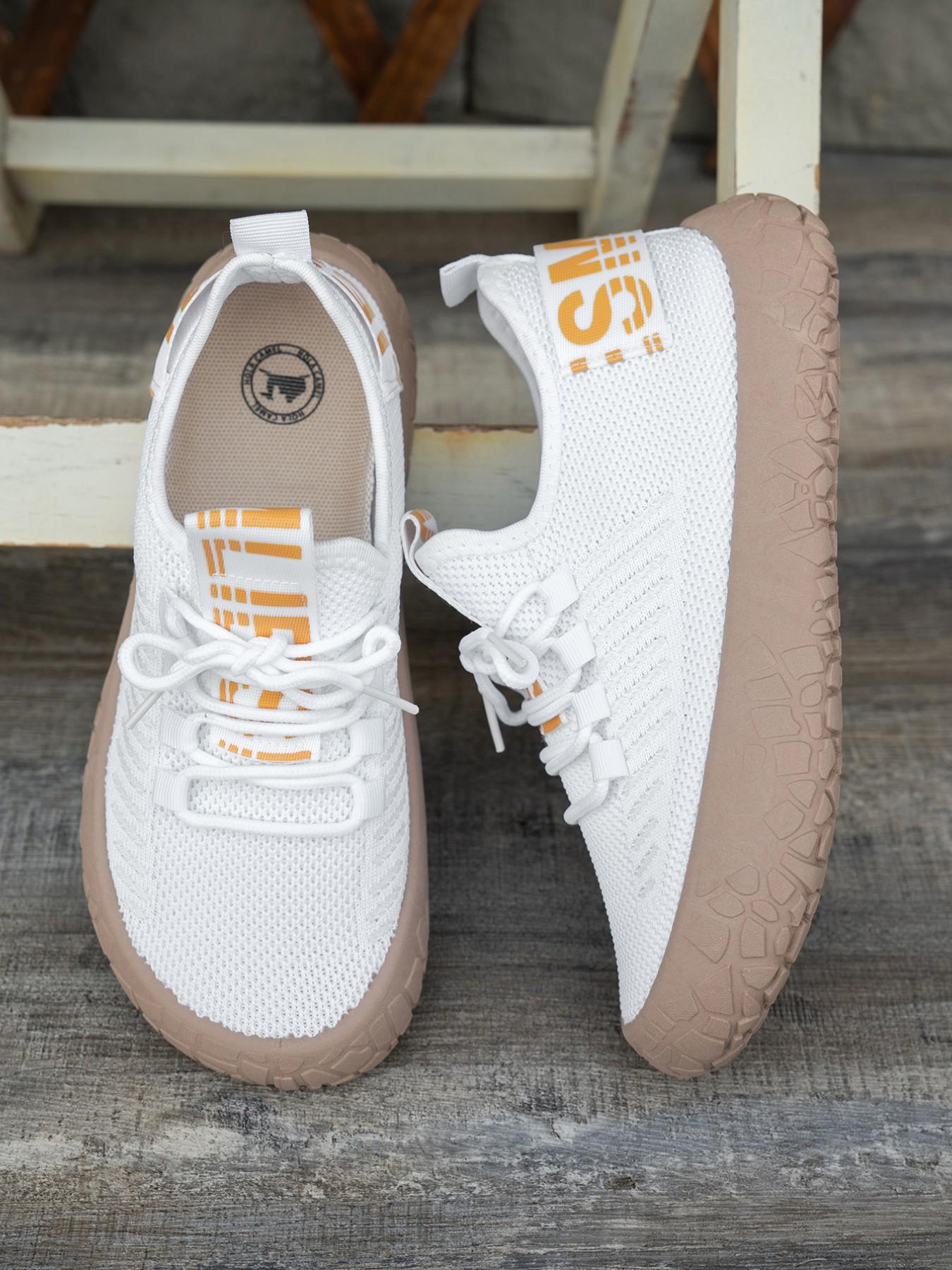 Women's Casual Sneakers, Breathable Mesh, Elastic Laces, Thick Sole, Thick Soled Sneakers, Anti-Slip, Lightweight, Casual Athletic Sneakers, Trendy, Perfect for Daily Wear, Sports, Outdoor Activities