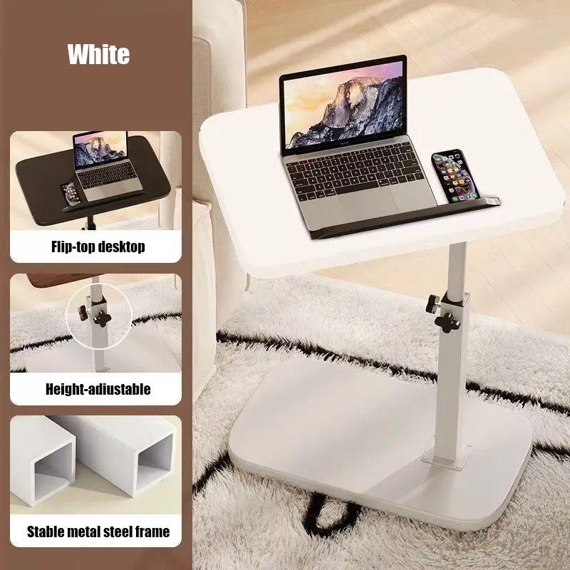 1PC Portable Ergonomic Height Adjustable Folding Wooden Side Table/Laptop Desk Foldable Design - Ideal for Home Office Desk, Coffee Table, Bedside Sofa & Office Reception Area, Black Friday Deal: Home Office Furniture, Christmas Gift for Remote Workers
