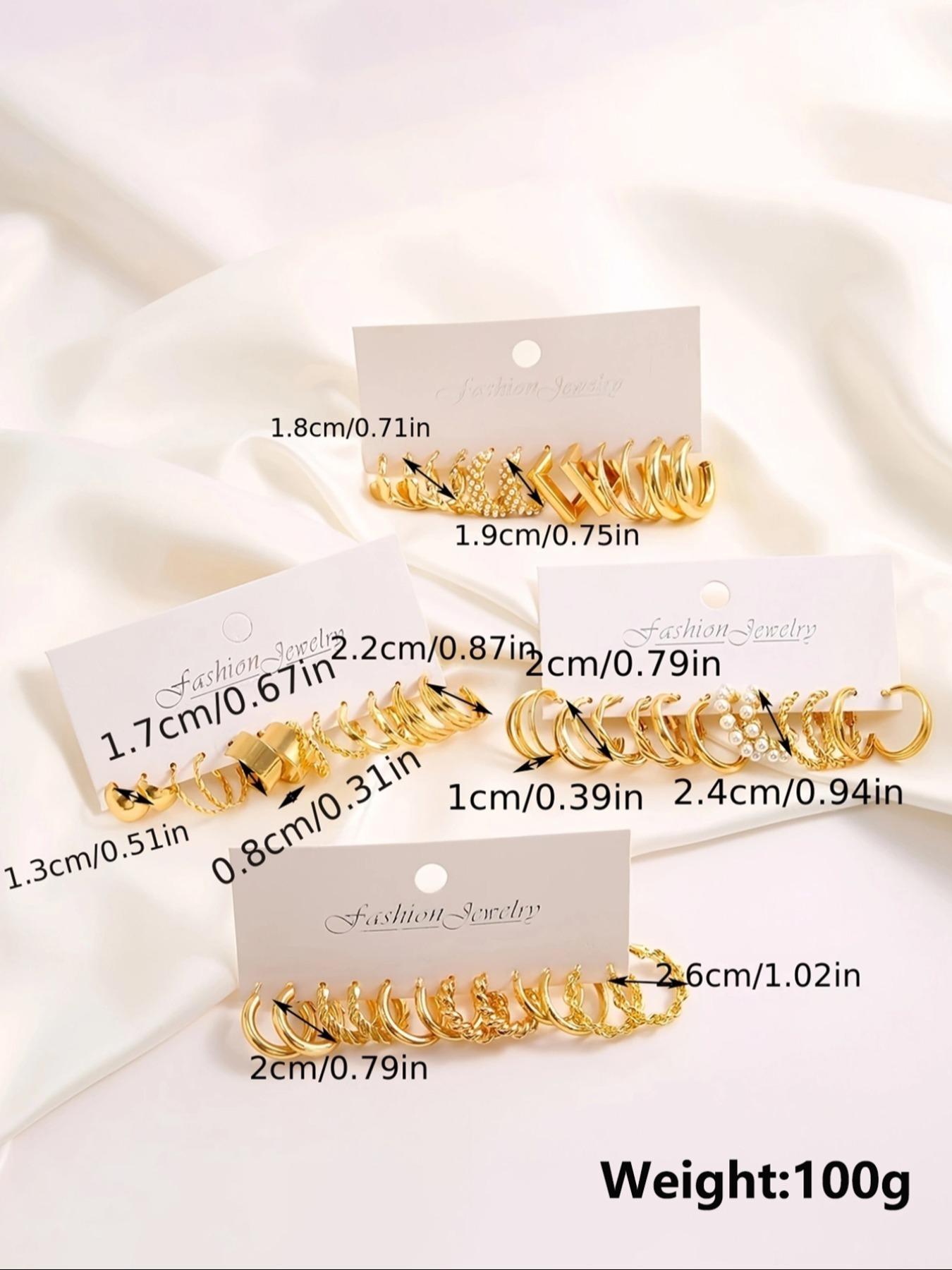 Random Women's Elegant Style, Trendy Exquisite Earrings, Chic Gorgeous Jewelry As Gift for Girlfriend, Random Fine Jewelry