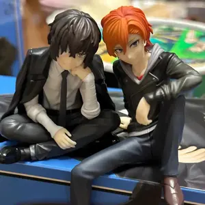 Japanese Anime Dazai Osamu Nakahara Chuuya Figurine Bungo Stray Dogs Action Figures Model Collection Peripheral Birthday Gifts