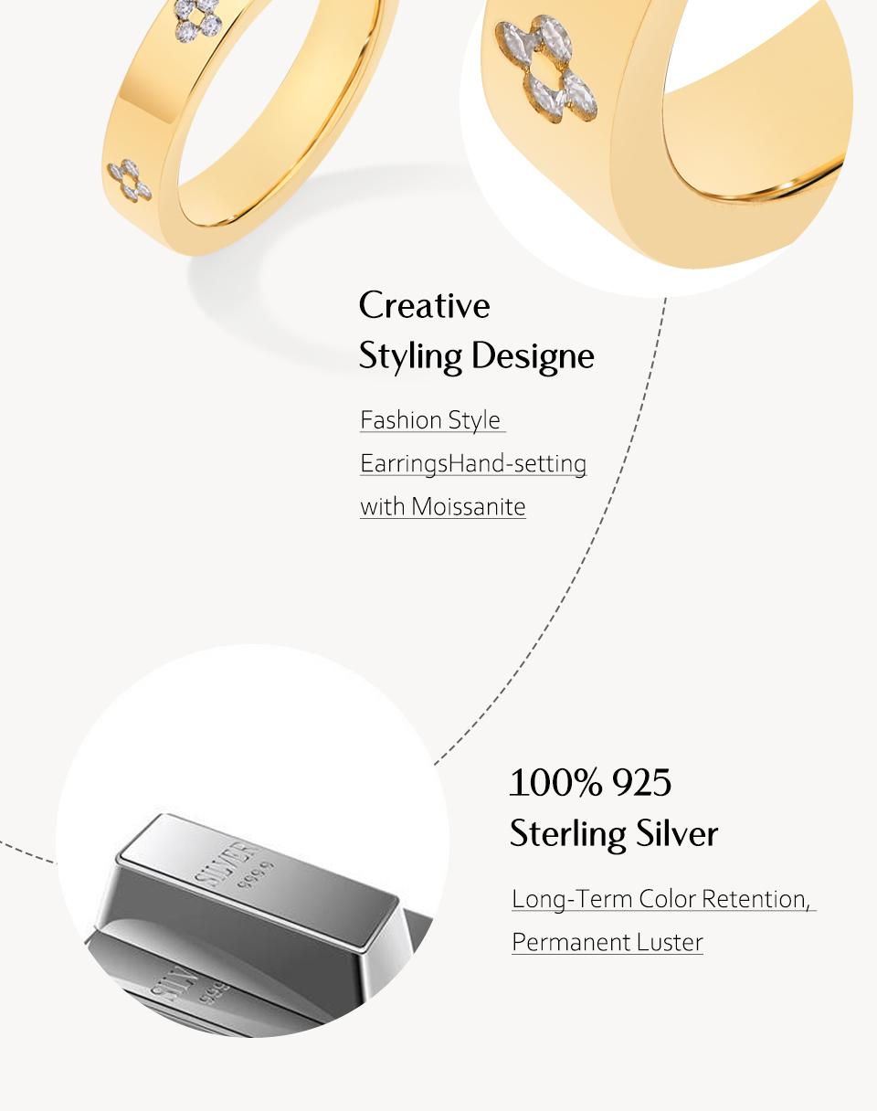 1.25mm Simple Style D VVS1 Synthetic Moissanite Ring For Women 925 Sterling SIlver Birthday Gift Engagement Wedding Blackfriday R128 SpringStatements