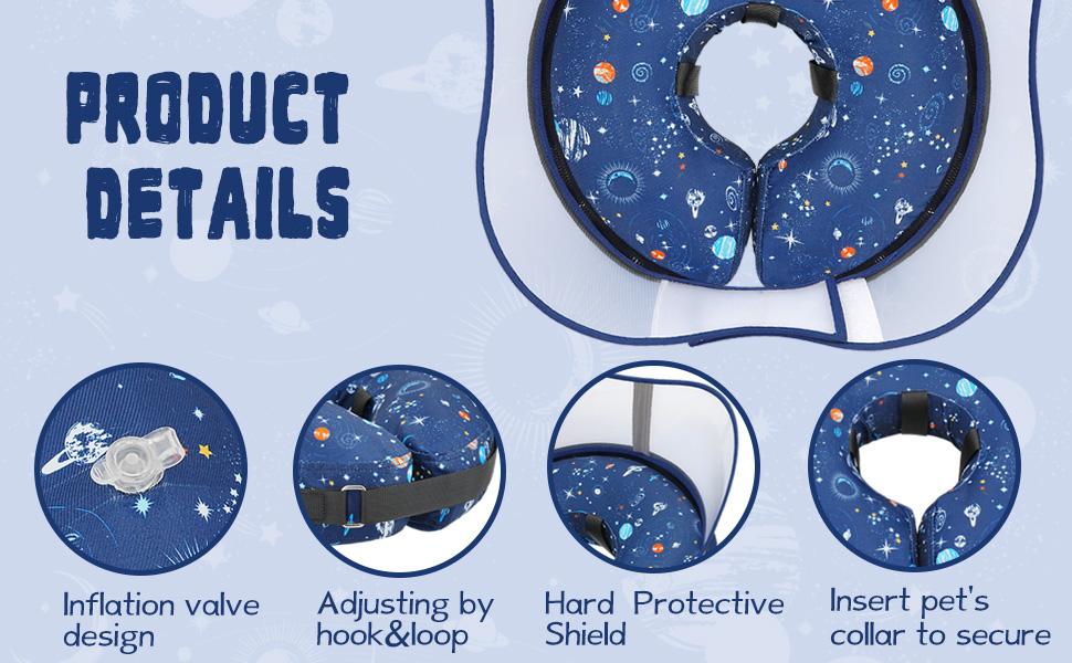 Supet Elevated Inflatable Dog Collar Supet Elevated Inflatable Dog Collar