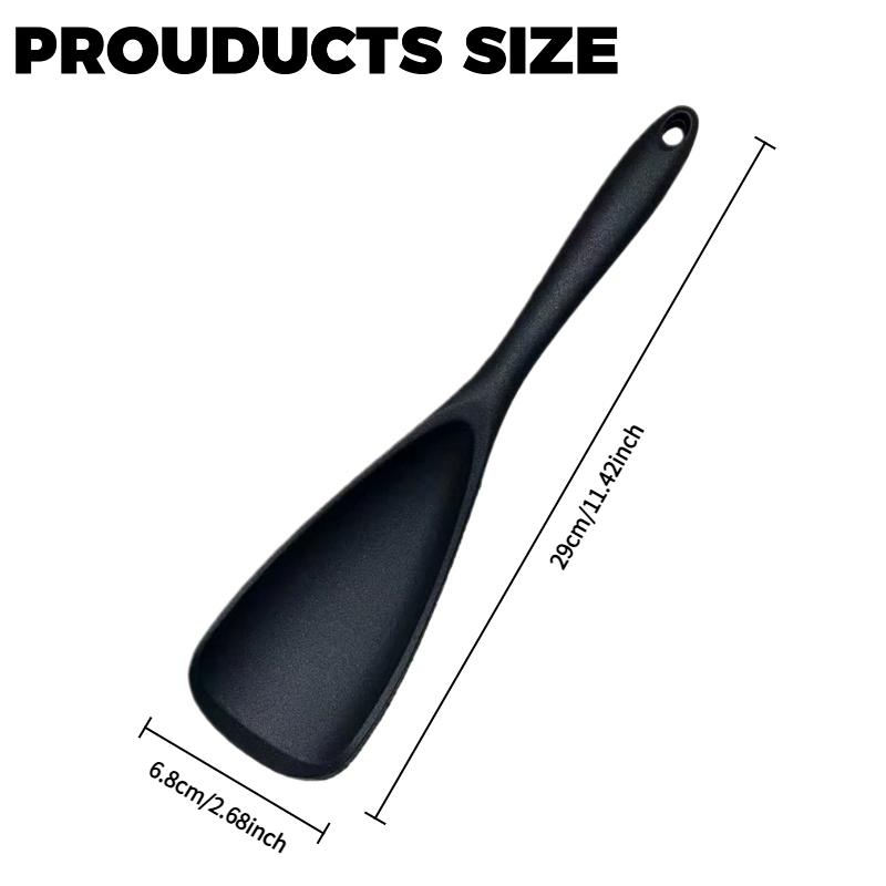 1 PCS Cooking Spoons for Non stick Cookware, Multifunction Spatula Spoon BPA-Free, One-Piece Design, Suitable for Scooping, Scraping, Serving and Mixing-YY0