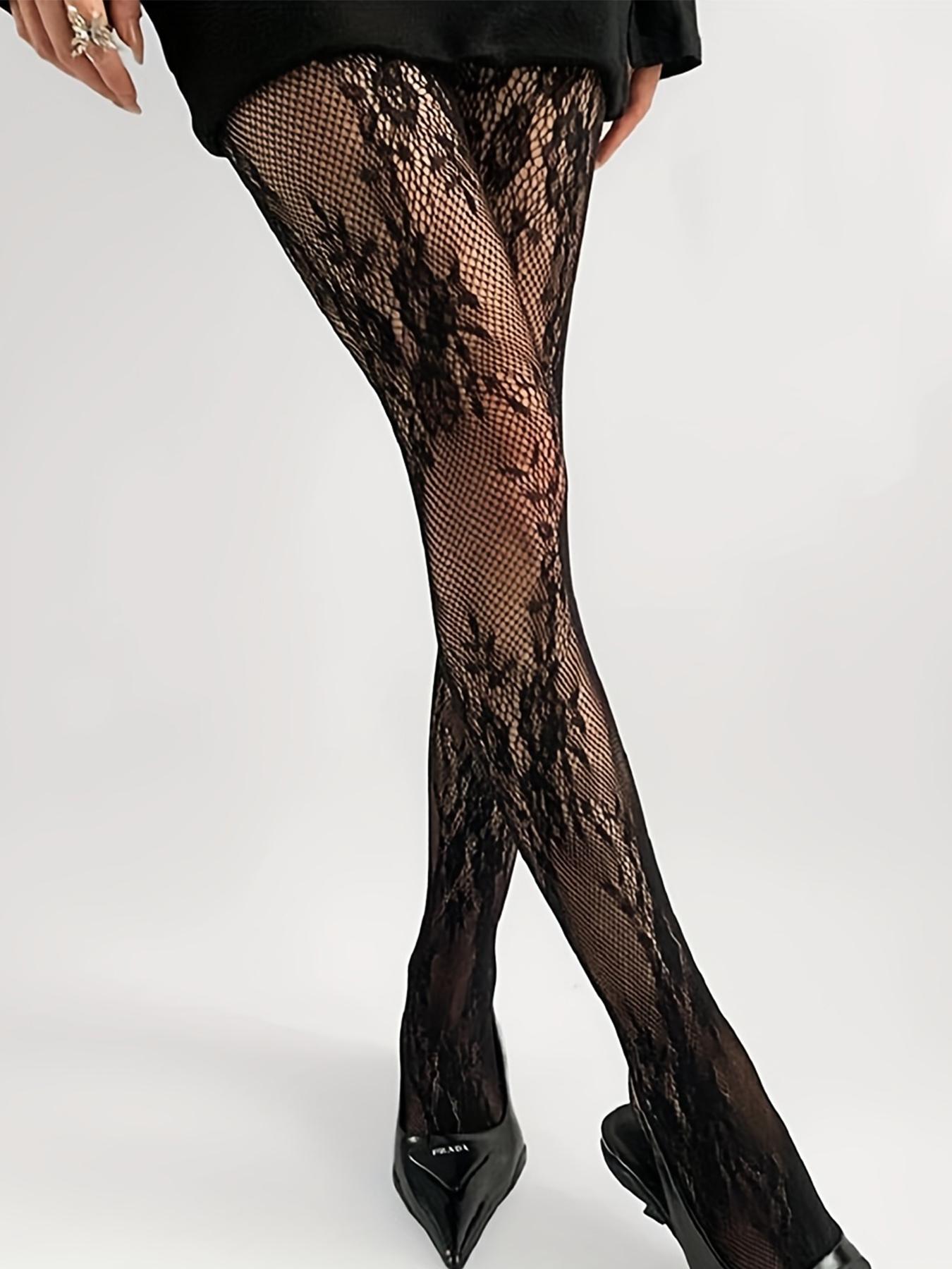 Women's High Elasticity Fishnet Stockings, & Wine Colors, Perfect for Spring & Fall Daily Wear, Comfortable Design