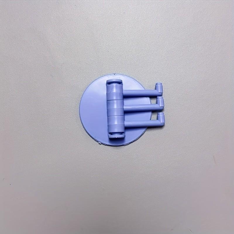 2-Pack Multi-Functional No-Drill Bathroom Wall Mount Hooks, Rotating Hook, Adhesive Hook, Home Storage Hook, J-Type Hook, No-Drill Hook