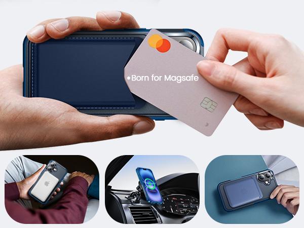 Temdan Designed for iPhone 16 Case Magnetic Dropproof Heavy Duty Tough Rugged Shockproof Phone Case Smartphone Cover Protector Protection