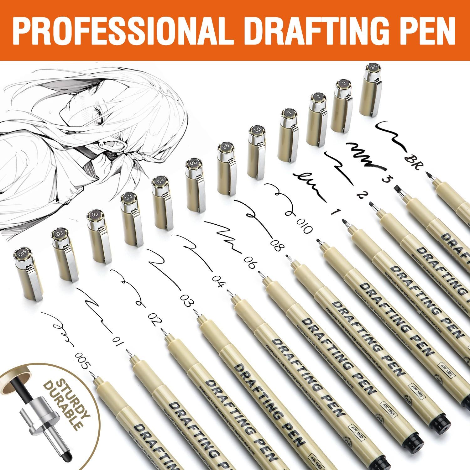 6/9/12 Pack Multifunctional Fine Water Pens, Ultra-Fine Needle Tip Set ...