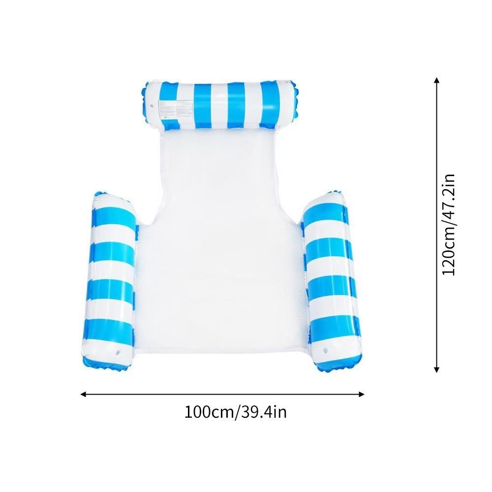Inflatable Foldable Water Hammock, Portable Water Hammock, Swimming Pool Floating Lounge Seat, Outdoor Swimming Accessories #GLOBAL PICKS