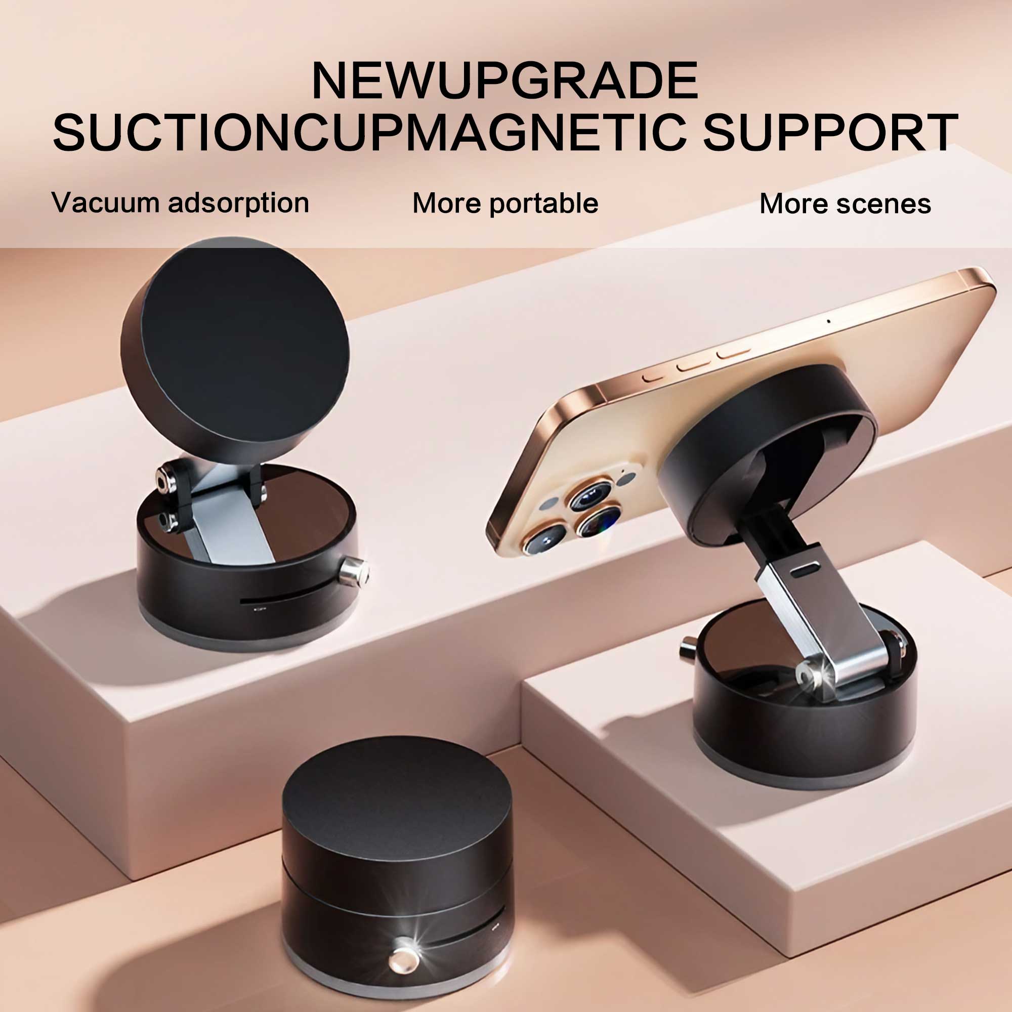 Portable Car Ashtray with LED Light, Car Cigarette Ash Tray with Lid, Detachable Stainless Steel Car Ashtray, Car Interior Accessories for Most Cars, Automotive, Holder