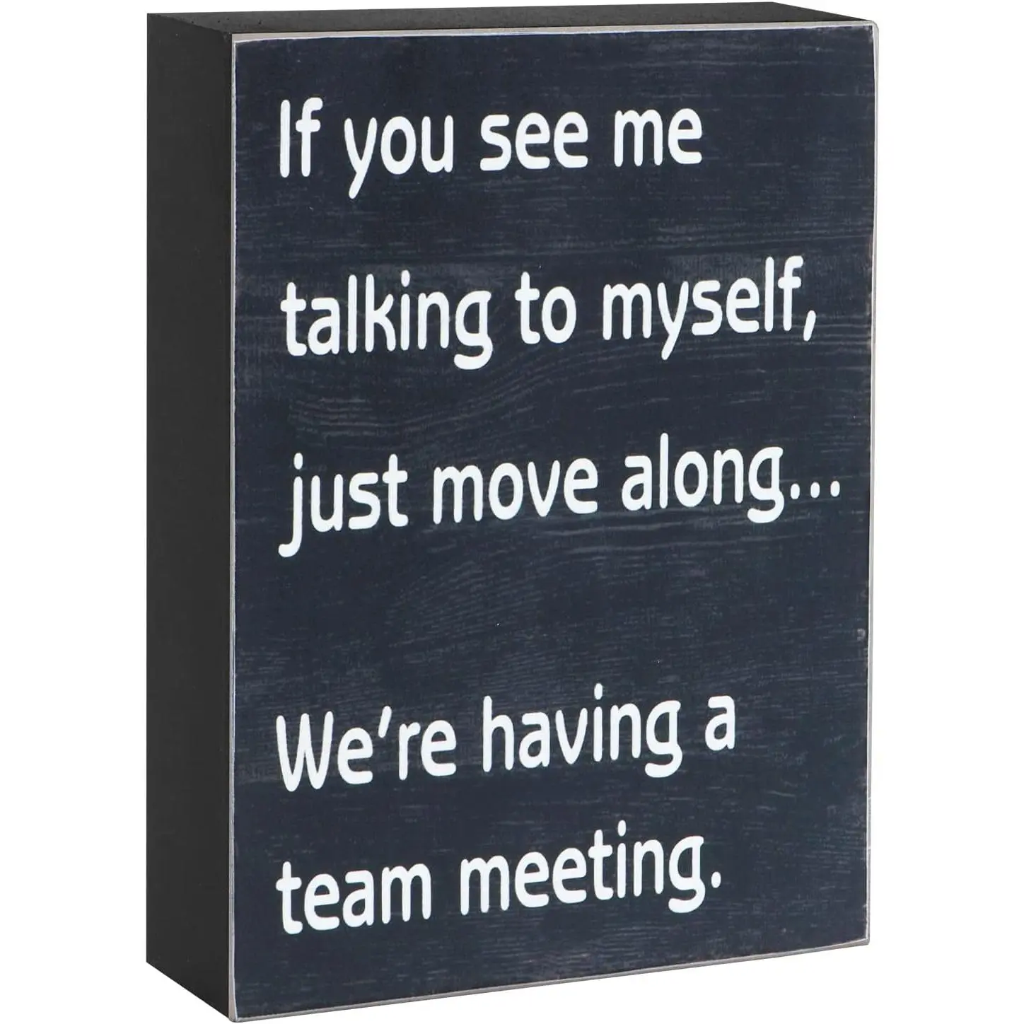 Funny Office Desk Decor  Box Sign -  Office Decorations Supplies for Women - Cute Cubicle Desk Accessories