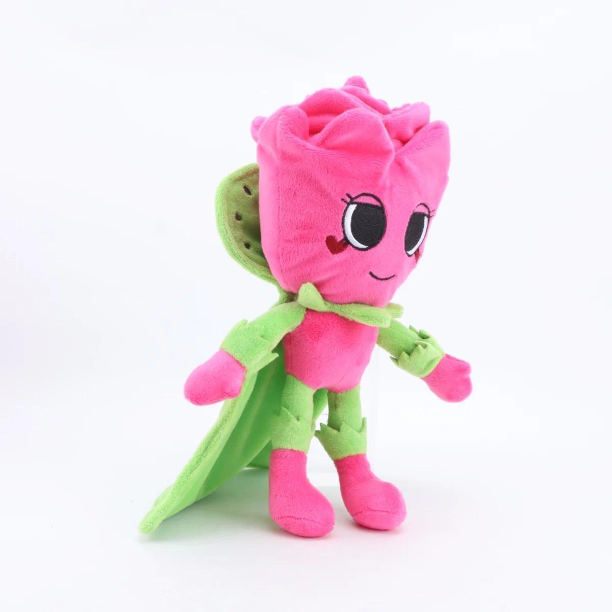 Kawaii Game Peripheral Plush Toy Rose Toy Beautiful Roses Plush Toy  Valentine's Day and New Year's Gift Christmas Birthday Gift