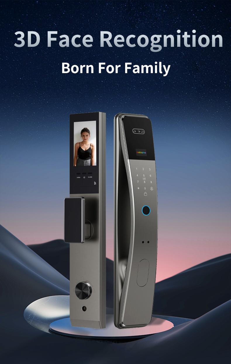 7 in 1 Keyless Entry Fingerprint Door Lock with Palm and Face ID, Heavy Duty Aluminum Smart Lock, Compatible with Wishome App, 6068 Mortis, Fingerprint Smart Locks 7 in 1 Keyless Entry Fingerprint Door Lock with Palm and Face ID, Heavy Duty Aluminum Smart Lock, Compatible with Wishome App, 6068 Mortis, Fingerprint Smart Locks