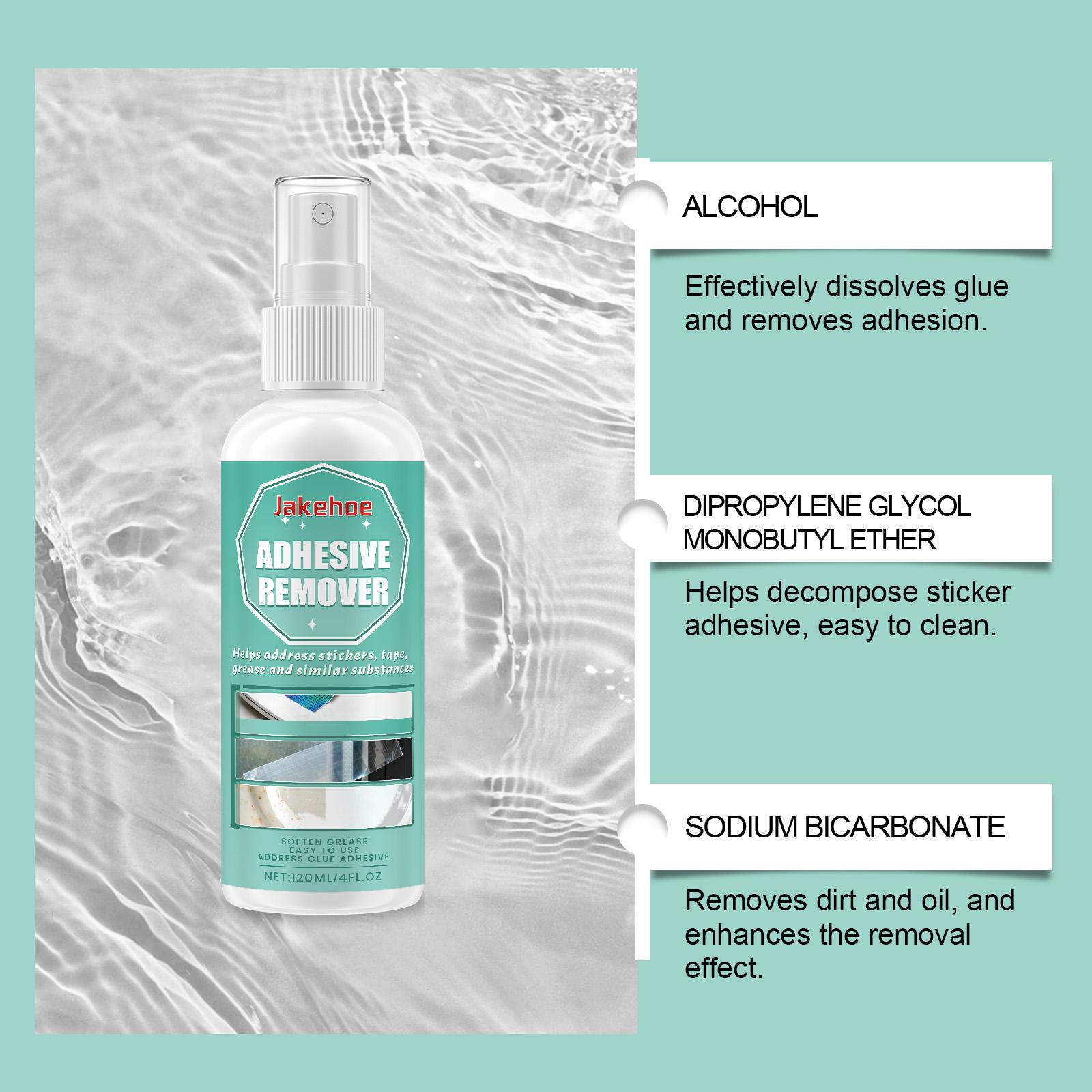 Adhesive Remover Multi-Surface Oil Softening Cleaning Residue Sticker Adhesive Remover, Effective Cleaner for Various Surfaces