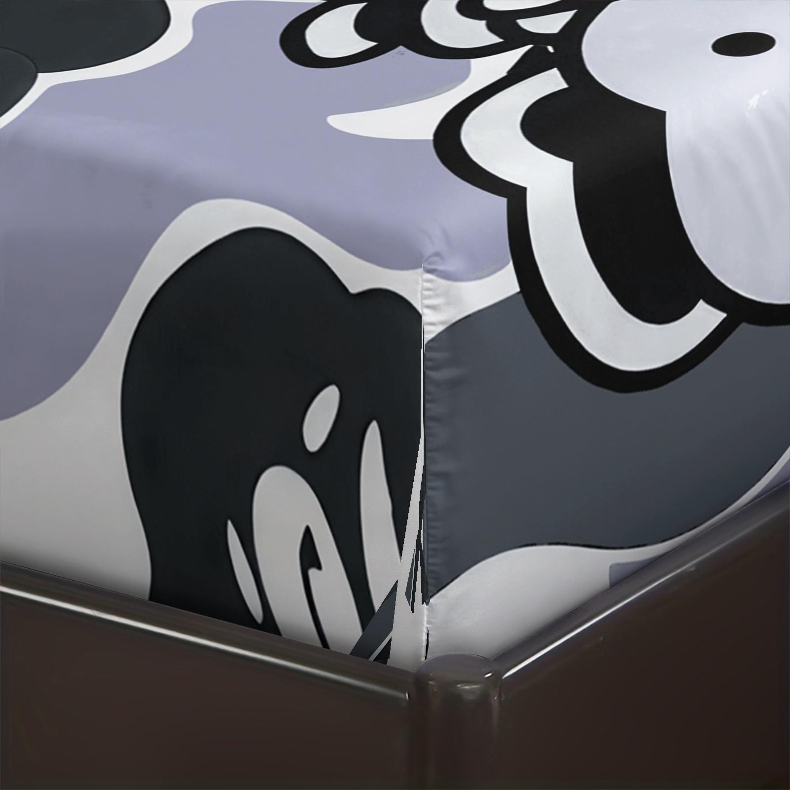 3PCS Cartoon Camo Anime Fitted Sheet Set, Trendy Personalized Bedroom Decor, Elastic Edge for Mattress Wrap, Ideal Housewarming Christmas Birthday Gift for Trendsetters