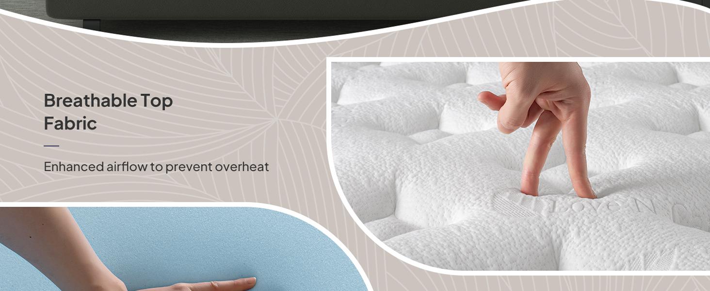 FlexPedic 12-14 Inch Extra Firm Hybrid Mattress, Queen/King, Gel Memory Foam & Pocket Springs for Pressure Relief & Motion Isolation, Fiberglass-Free