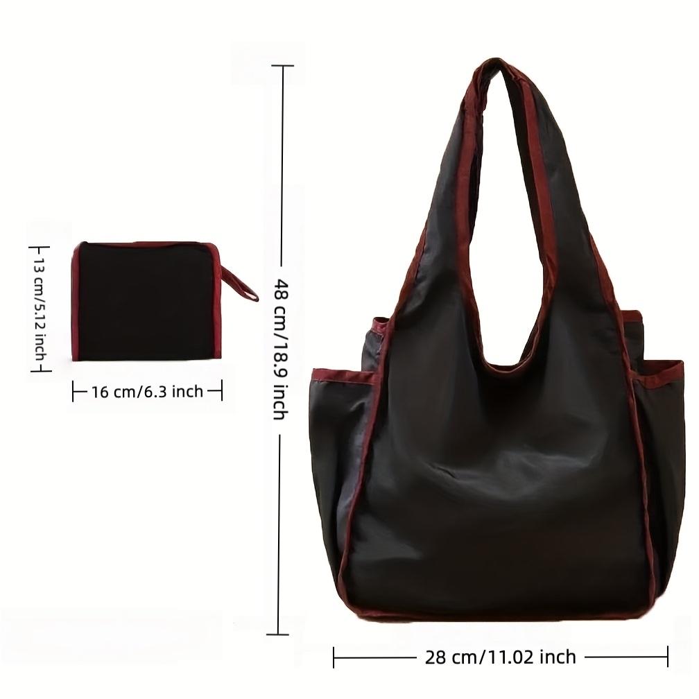 Foldable Shopping Tote Bag, Portable and Simple Multi-Color Large-Size Eco Bag, Grocery Shopping Bag, Special Bag, High-Capacity Bag