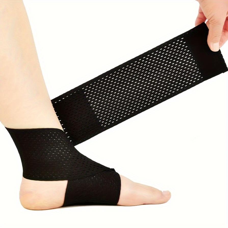 2pcs Breathable Ankle Support Straps, Adjustable Ankle Compression Socks, Sports Fitness Running Cycling Tennis, Foot Brace