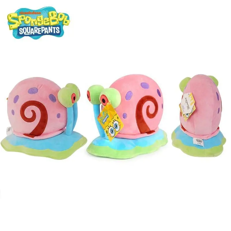 SpongeBob SquarePants Gary the Snail Plush Toy Cartoon & Cute Children's Toys Throw Pillow Decorations Birthday Gift Boy