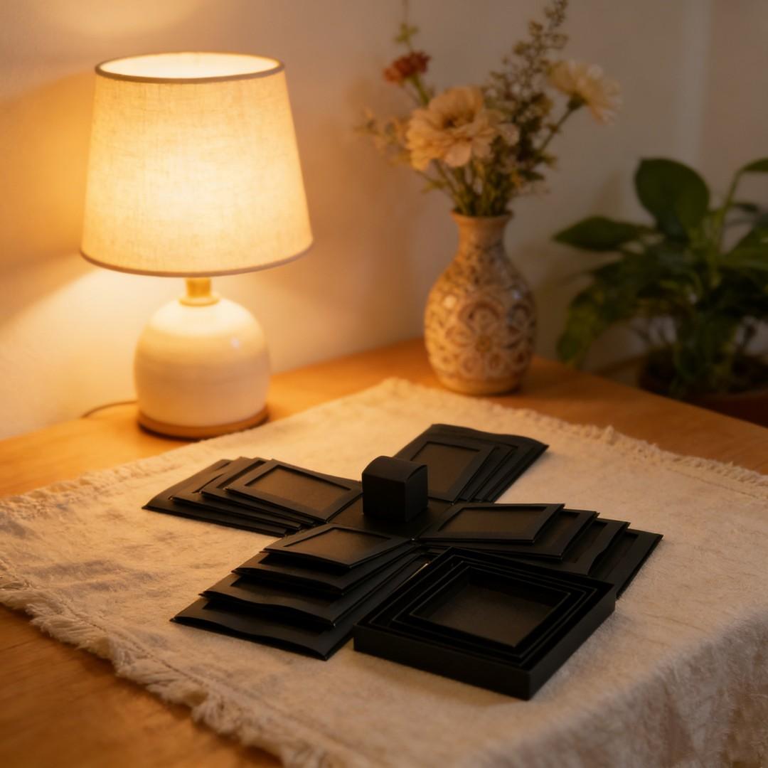 1count Five-Layer Square Album Box, Creative DIY Valentine's Day Surprise Gift Box, Couple Birthday Anniversary Gift Box