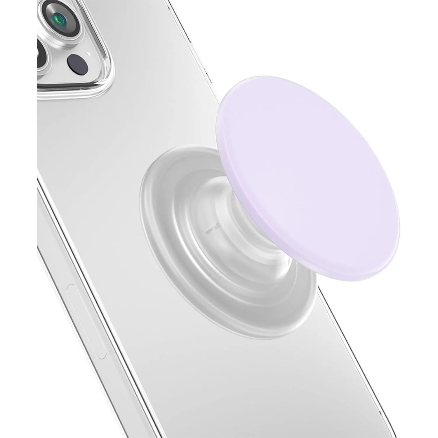Expandable Collapsible Phone Grip Holder, Transparent