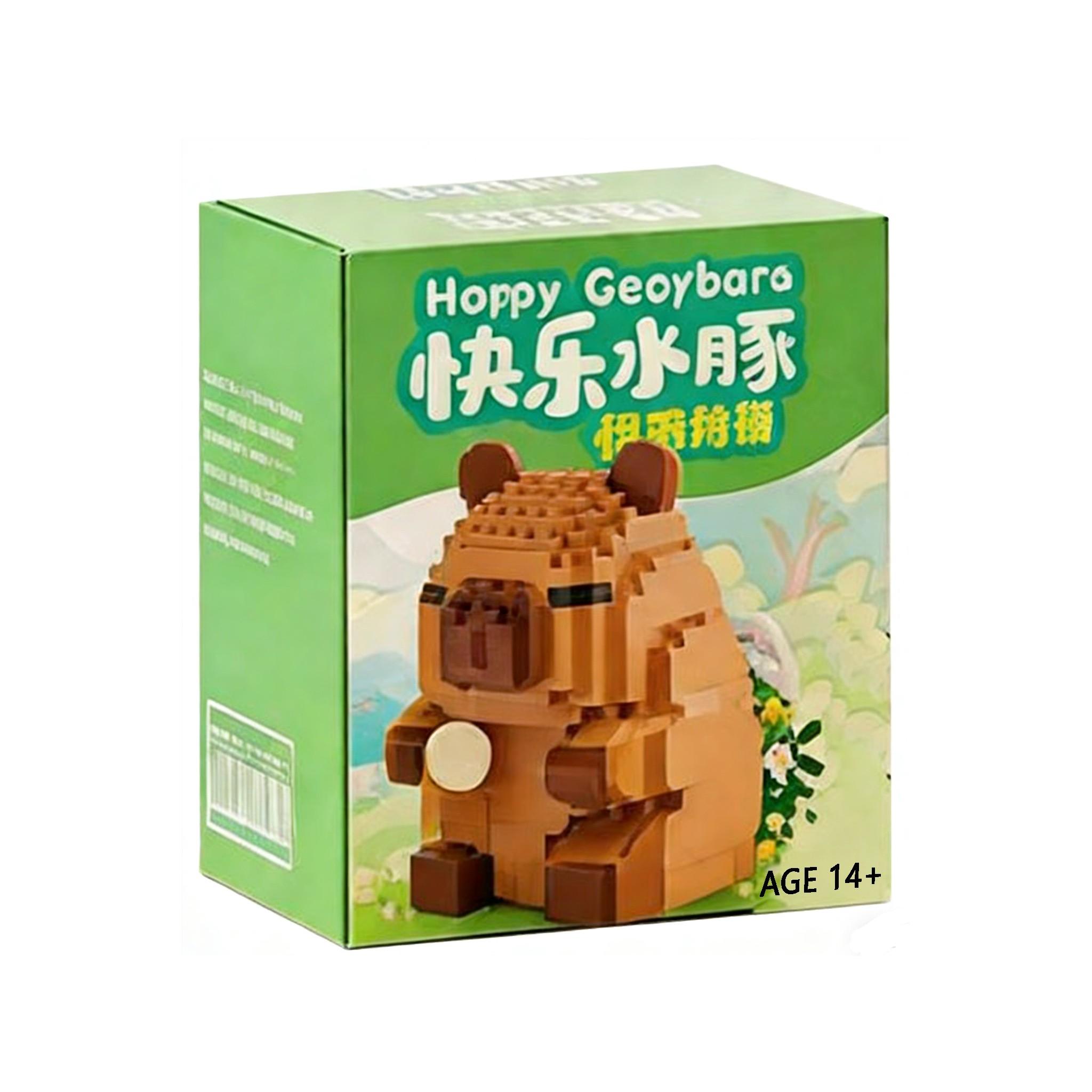 New Cute Capybara Series Building Block Set, 3D Model Kit, Home Decor Ornament, Stress Relief Toy, Perfect Gift for Holidays