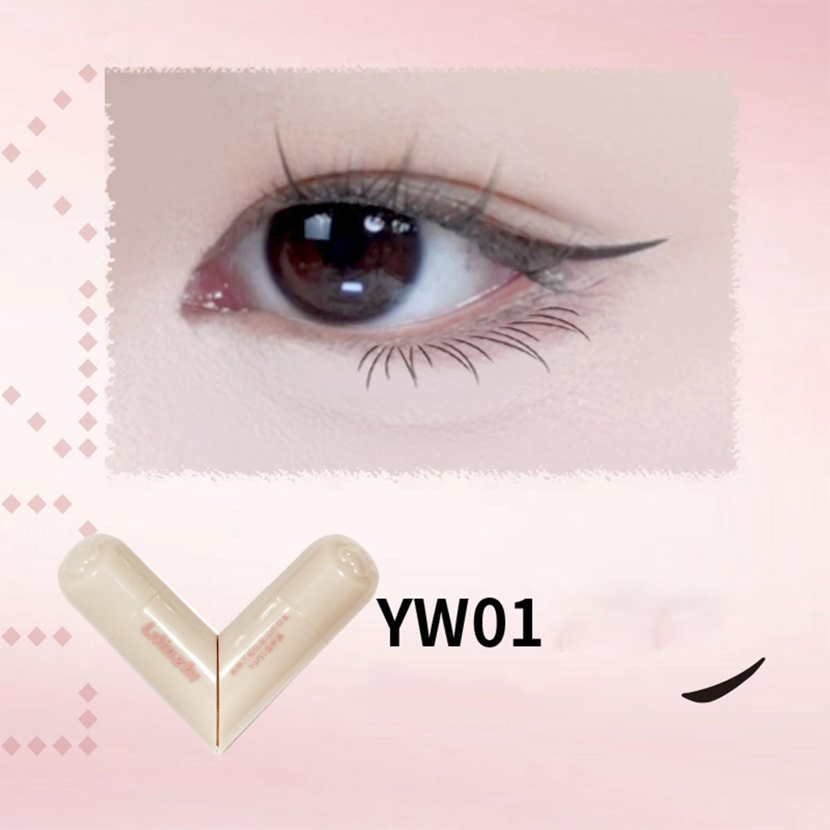 Rotary Eyeliner Stamp Pen, Long-Lasting Waterproof, Sweatproof, Smudgeproof, Ideal for Beginners, & Options, Perfect for Daily Use