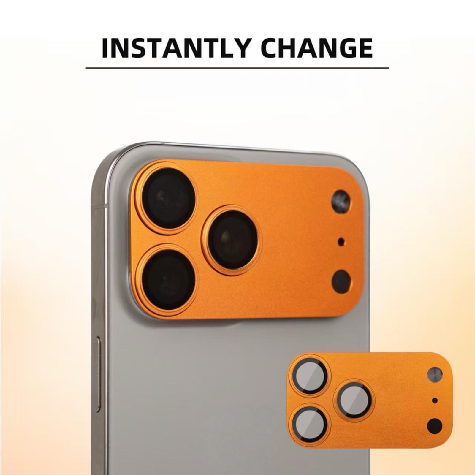 Instantly Change iPhone 17 Pro / Pro Max Phone Case, Protective Film Screen Protector for iPhone 14 15 16 Pro Max, Ultimate Camera Protection