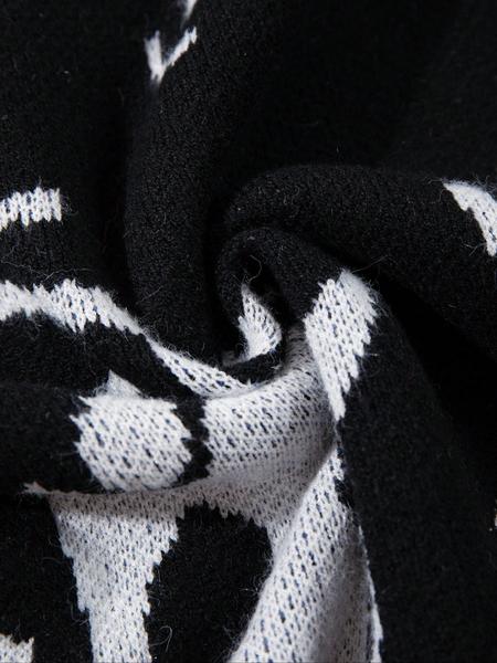 Men's Street Style Dinosaur Print Long Sleeve Round Neck Sweater, Casual Loose Fit Pullover for Spring & Fall Daily Wear