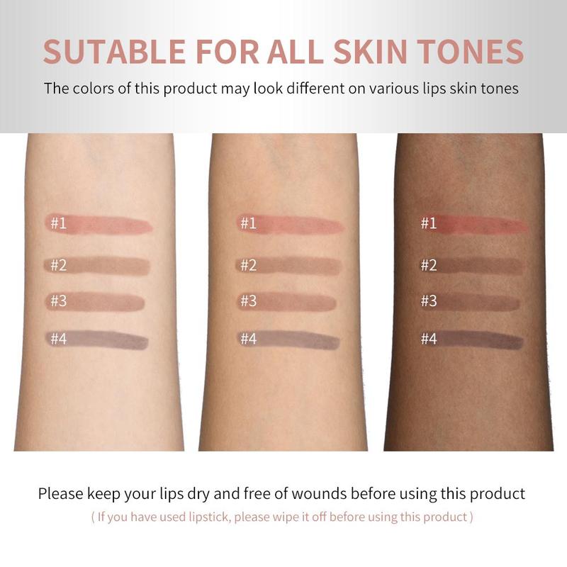 lakerain 1 Count/4 Counts Peel-off Liquid Lip Liner Lip Stain, Long-lasting Matte Peelable Lip Gloss, 4 Shades Available, Highly Pigmented, All-day Wear, Essential Lip Makeup Tools, Women's Cosmetics, Lip Makeup Products lakerain 1 Count/4 Counts Peel-off Liquid Lip Liner Lip Stain, Long-lasting Matte Peelable Lip Gloss, 4 Shades Available, Highly Pigmented, All-day Wear, Essential Lip Makeup Tools, Women's Cosmetics, Lip Makeup Products