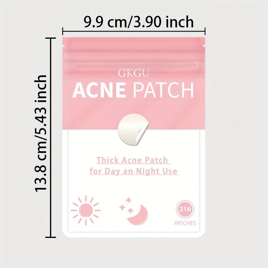 216 pcs acne patch, covering acne and blemishes, covering blemish spots, light beige spot acne patch, and concealer the daytime face, Acne Pimple Patch, Blemish Patches