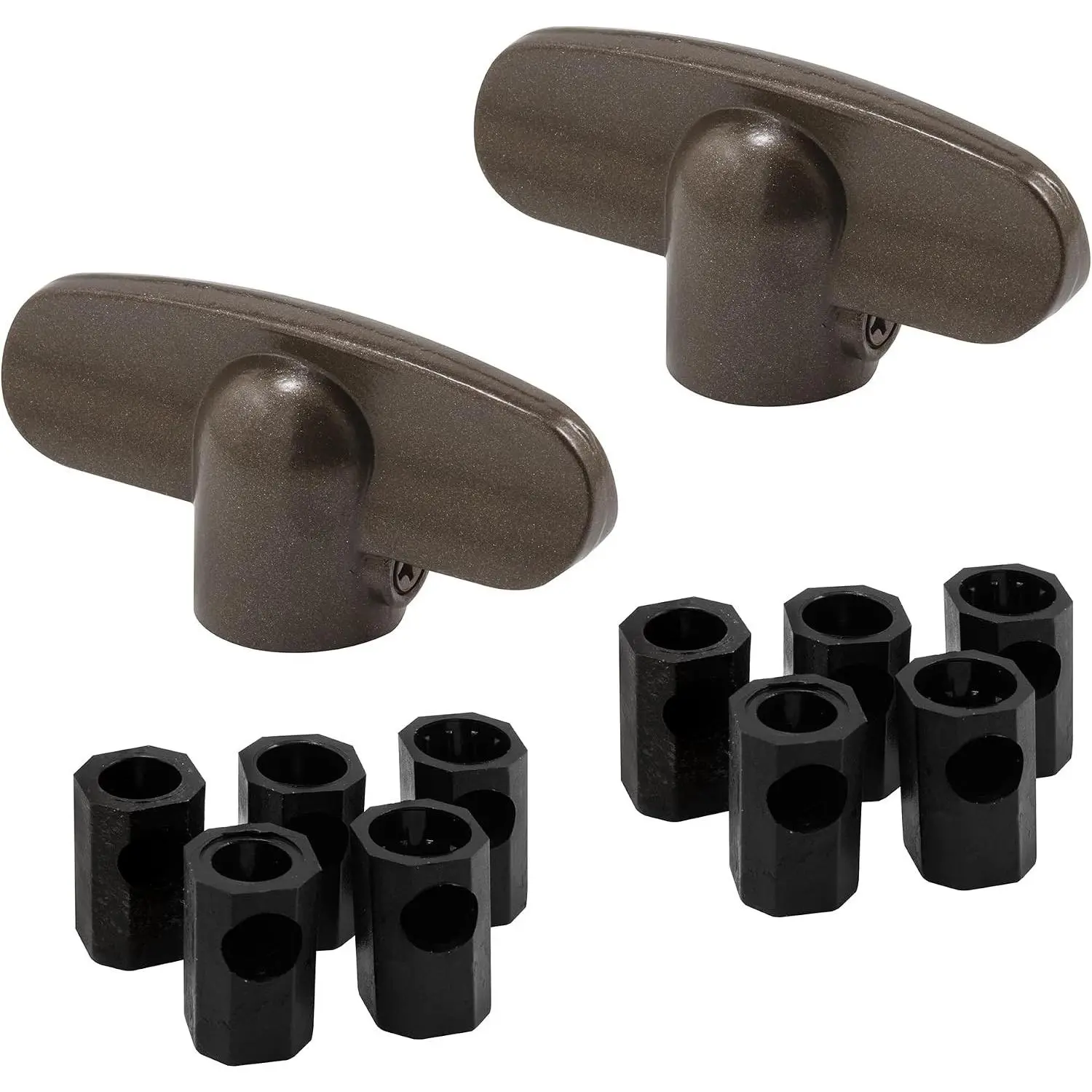 Universal Satin Bronze Tee-Crank Casement Window Handle (2 Pack)Gift