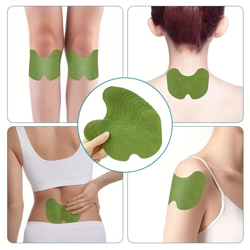 30PCS Self-Heating Herbal Body Patches, Natural Wormwood Heat Pads, Heat Pack for Knee Neck Shoulder & Waist, Soft Non-Woven Fabric Muscle Soothing Wraps, Long-Lasting Warmth for Home Travel Workout Recovery
