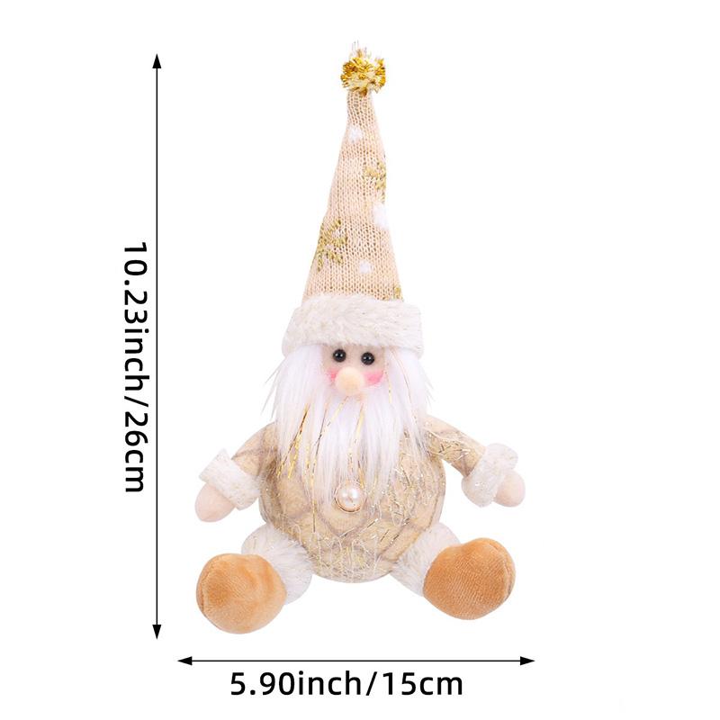 Christmas Doll Ornament, Cozy Style, 3 Designs, Perfect for Holiday Decor, Christmas Tree Decoration, Festive Xmas Accessory