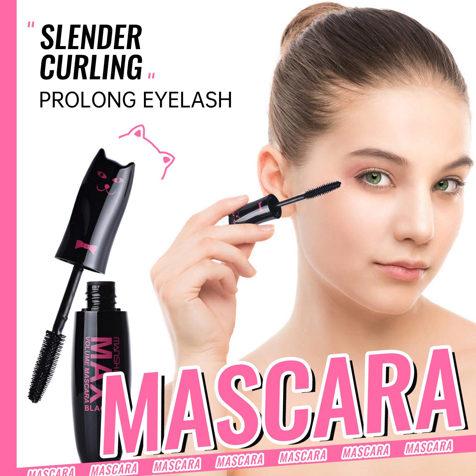 Manshili Cat Mascara Color Curled Mascara
