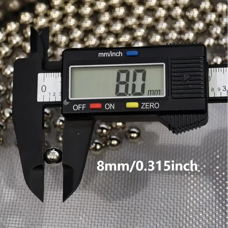500pcs Carbon Steel Balls 6mm & 8mm Precision Polished, Ideal for Toys, Weights, Tracks, Mechanical Parts, General Hardware Use