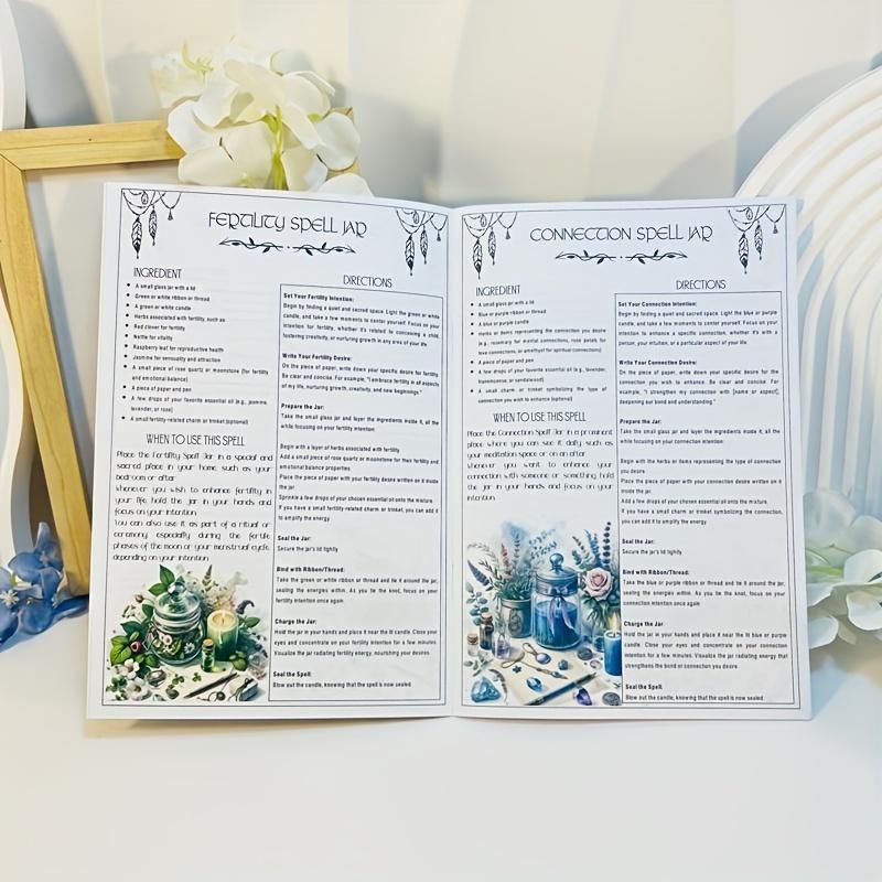 Spell jars for beginners and advanced users, basic guide to making spells, creating your own magic spells, perfect gifts for witches and enthusiasts